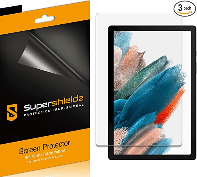 Protector de pantalla diseñado para Samsung Galaxy Tab A8 de 10.5 pulgadas, protector de pantalla transparente de alta definición